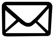 Icon of sealed envelope.